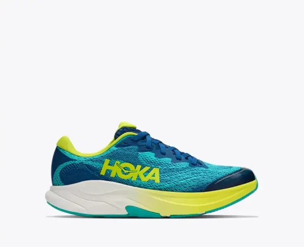HOKA Rincon 4 Electric Aqua Neon Citrus (GS)