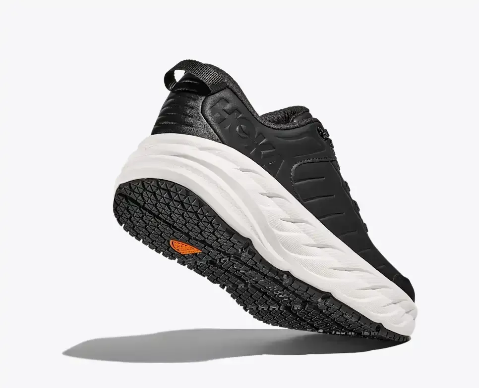 HOKA Bondi SR Carbon Black White