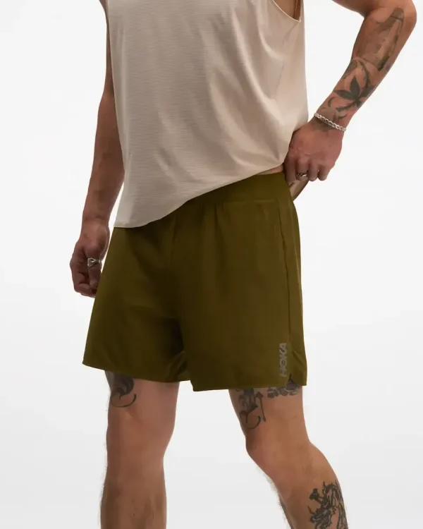 HOKA Glide Short 5” Brief Sepia