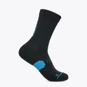 HOKA Graphic Crew Run Sock Black