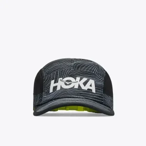 HOKA Hoka Run Hat Black White