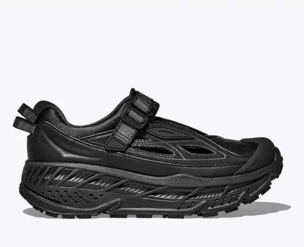 HOKA Stinson Breeze Black Carbon Black