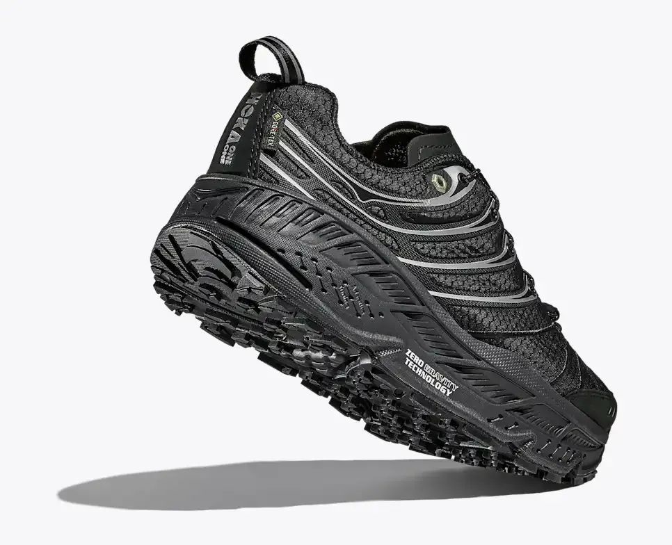 HOKA Stinson EVO GORE-TEX Black Silver