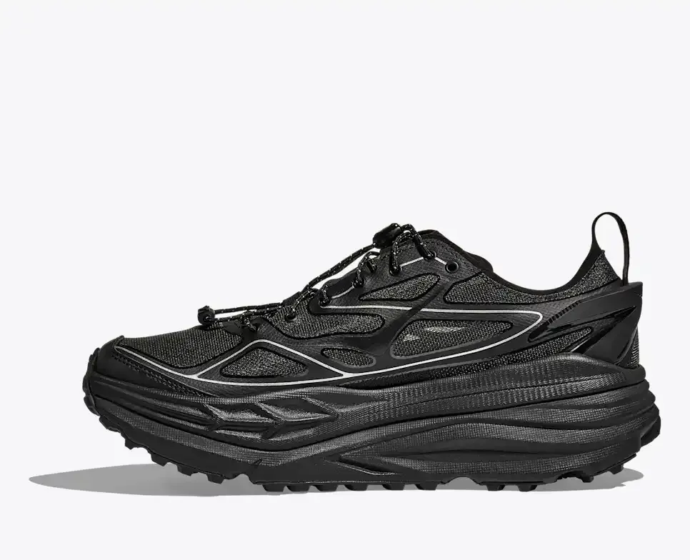 HOKA Stinson One7 Black Silver