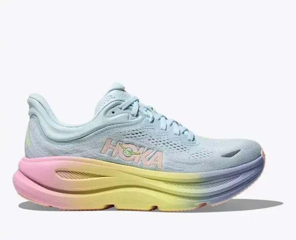 HOKA Bondi 9 Glimmering Blue Overcast (Women's)