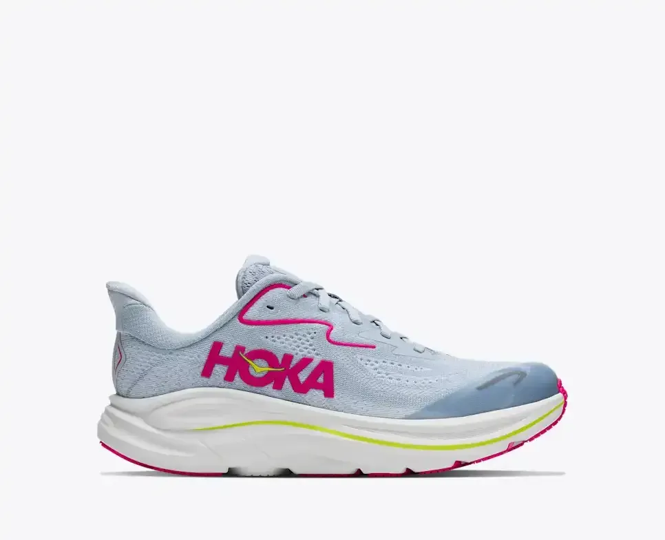 HOKA Clifton 10 Overcast Neon Dragonfruit (GS)