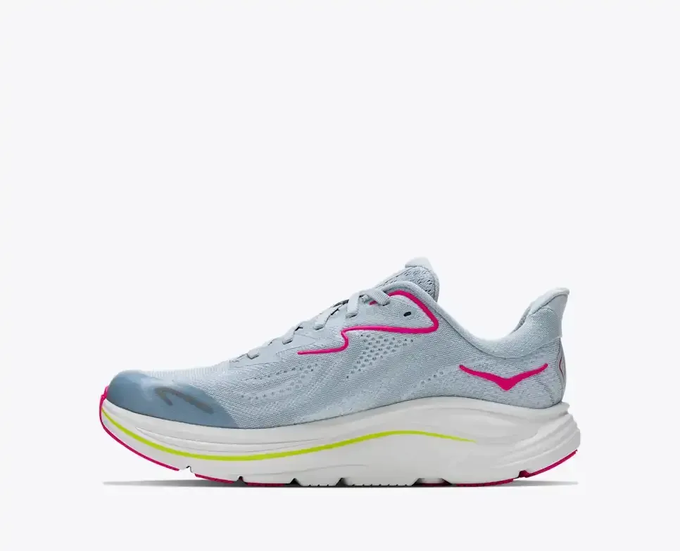 HOKA Clifton 10 Overcast Neon Dragonfruit (GS)