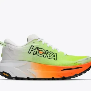 HOKA Mafate 5 Frost Neon Tangerine