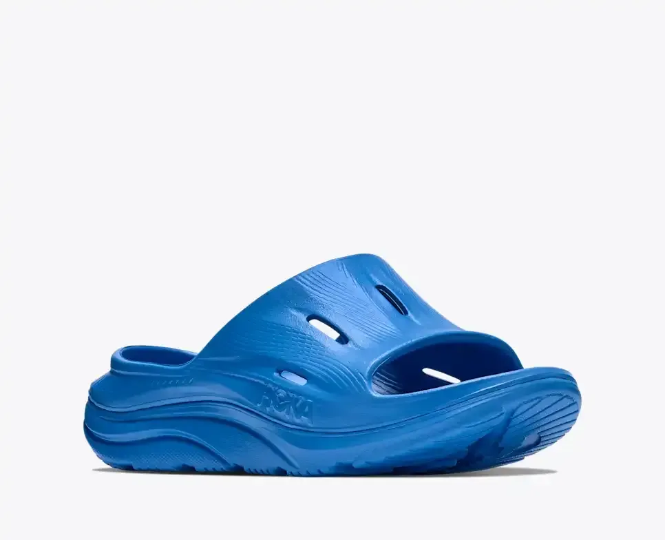 HOKA ORA Recovery Slide 3 Virtual Blue
